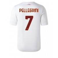 AS Roma Lorenzo Pellegrini #7 Fotballklær Bortedrakt 2022-23 Kortermet